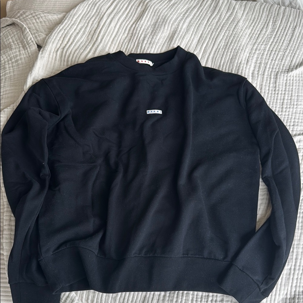 ✨never worn✨ MEN’s Marni Black Crewneck Sweater Cozy Knit